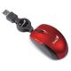 Myš GENIUS Micro Traveler V2 káblová, 1200 DPI, USB, červená (31010125107)