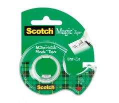 Lepiaca páska Scotch Magic neviditeľná popisovateľná 19 mm x 7,5 m s dispenzorom
