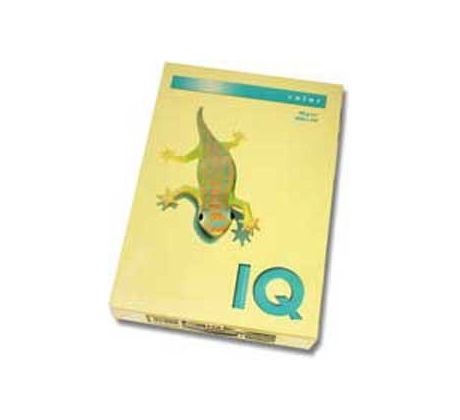 Farebný papier IQ color žltá pastelová YE23, A4, 160g