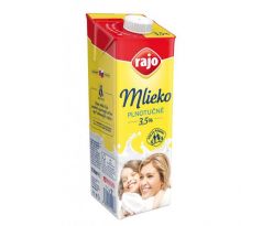 Trvanlivé mlieko RAJO plnotučné 3,5% 1 ℓ