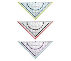 Trojuholník s uhlomerom Herlitz my.pen mix farieb