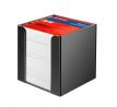 Blok kocka nelepená Herlitz 90x90x90mm biela v čiernej krabičke