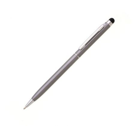 Guľôčkové pero stylus PIAZA Touch sivé