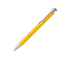 Guľôčkové pero plastové OIRA žlté