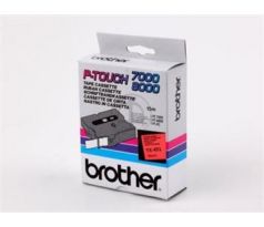 páska BROTHER TX451 čierne písmo, červená páska Tape (24mm) (TX451)