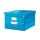 Stredná krabica Click & Store metalická modrá