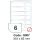 etikety RAYFILM 310x65 ŠANON univerzálne biele SRA3 R0100S007Q (400 list./SRA3) (R0100.S007Q)