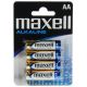 Batérie Maxell Alkaline AA 4ks Blister (LR6)