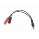 3.5 mm audio + microphone adapter cable, 0.2 m (CCA-417)