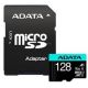 Pamäťová karta ADATA Premier micro SDXC karta 128GB U3 V30S 100/80 MB/s + adaptér (AUSDX128GUI3V30SA2-RA1)