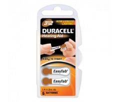 Batérie Duracell EasyTab 312 6ks Blister (sluch) (A312)