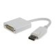 DisplayPort to DVI adapter cable, white (A-DPM-DVIF-002-W)
