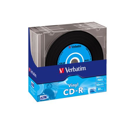 CD-R VERBATIM AZO Vinyl  Slim 10ks/bal (43426)