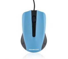 Myš Modecom optická MC-M9, 1000 DPI, USB (modrá) (M-MC-00M9-140)