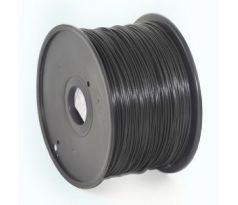 ABS plastic filament for 3D printers, 1.75 mm diameter, black (3DP-ABS1.75-01-BK)