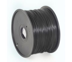 PLA plastic filament for 3D printers, 1.75 mm diameter, black (3DP-PLA1.75-01-BK)
