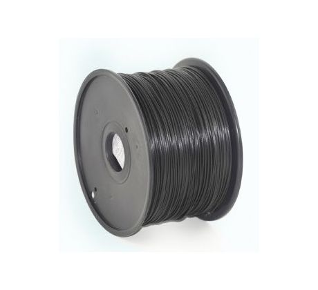 PLA plastic filament for 3D printers, 1.75 mm diameter, black (3DP-PLA1.75-01-BK)