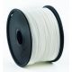 PLA plastic filament for 3D printers, 1.75 mm diameter, white (3DP-PLA1.75-01-W)