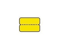 páska BROTHER FLe6511 čierne písmo, žlté pred-definované štítky 21x45 Tape (24mm) (FLE6511)