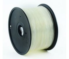 PLA plastic filament for 3D printers, 1.75 mm diameter, transparent (3DP-PLA1.75-01-TR)