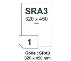 fólia RAYFILM lesklá biela samolepiaca polypropylénová laser 300ks/SRA3 (R0501.SRA3D)
