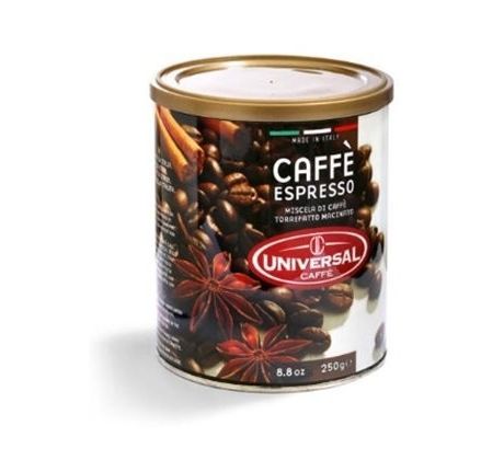 Káva UNIVERSAL Espresso mletá 250g plechovka (18)