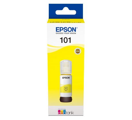 kazeta EPSON ecoTANK 101 Yellow - 70ml (6000 str.) (C13T03V44A)