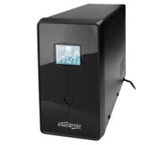 záložný zdroj UPS ENERGENIE 1500VA, AVR, LCD display, USB (EG-UPS-034)