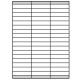 Etikety univerzálne 70x16,9mm Agipa A4 100 hárkov