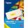Etikety farebné 70x31mm APLI A4 100 hárkov žlté