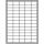 Etikety univerzálne odnímateľné 35,6x16,9mm Agipa A4 25 hárkov