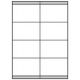 Etikety univerzálne 105x72mm Etibox A4 100 hárkov