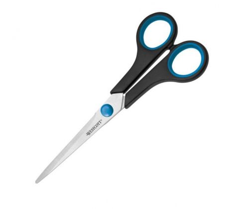 Nožnice Westcott Easy Grip 18cm modro-čierne