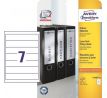 Etikety univerzálne na zakladače 38 x 192 mm Avery A4 25+5 hárkov