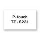 Samolepiaca páska Brother TZe-S231 12 mm biela/čierna