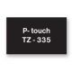 Samolepiaca páska Brother TZe-335 12 mm čierna/biela