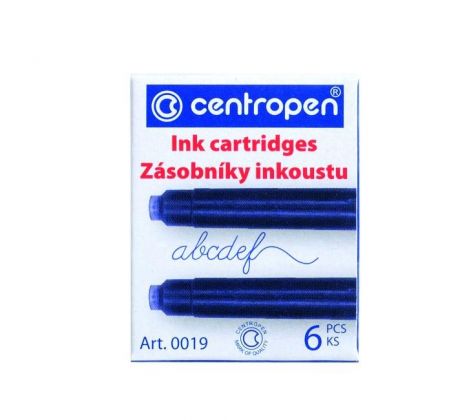 Atramentové bombičky Centropen 0019, 6 ks