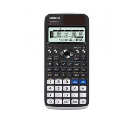 DARČEK - Kalkulačka Casio FX-991 CEX - Objednaj 1 ks a dostaneš darček 1 ks Náhradné dizajnové puzdro pre kalkulačku Casio List ( Platí do 30.9.2024)