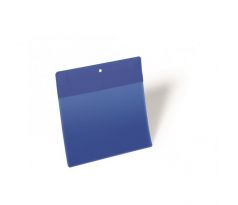 Magnetické vrecko na štítok 210 x 148 mm na šírku 10 ks modré