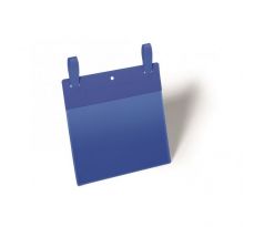 Vrecko na štítok s páskami 210 x 148 mm na šírku 50 ks modré