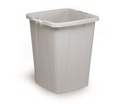 Veľkokapacitný plastový kôš DURABIN 90 ℓ sivý