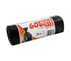 Vrecia 60 l 15 mic. 640 x 710 mm 20ks čierne