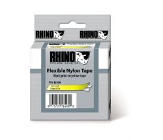 Flexibilná nylonová páska Dymo D1 19mm žltá/čierna