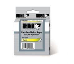 Flexibilná nylonová páska Dymo Rhino 19mm žltá/čierna