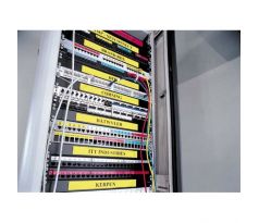 Flexibilná vinylová páska Dymo D1 9mm biela/čierna