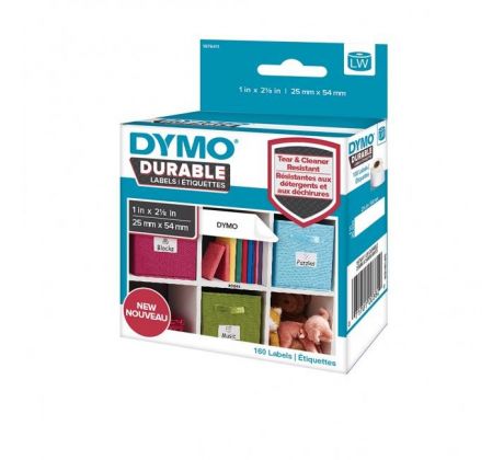 Samolepiace etikety Dymo LW 54x25mm polypropylénové s ochrannou vrstvou 160ks