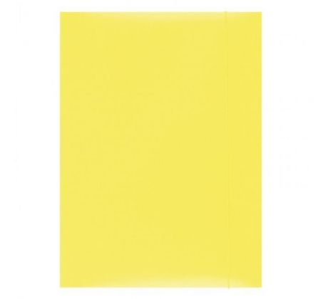 Kartónový obal s gumičkou Office Products žltý