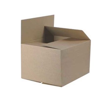 Krabica s klopou hnedá 410x320x250 mm