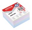Poznámkový bloček kocka Office products lepená pastelová, 85 x 85 x 40 mm