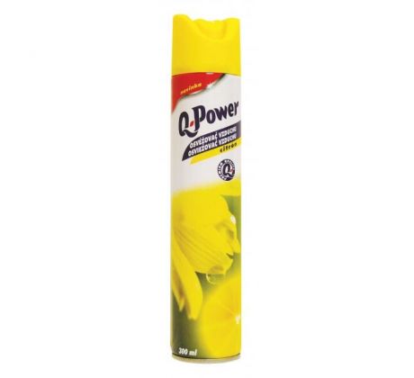 Q-Power osviežovač v spreji 300 ml - Citrón